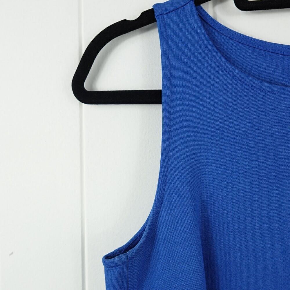 Ann Taylor Womens Blue Sleeveless Dress XX-Small - Picture 3 of 9